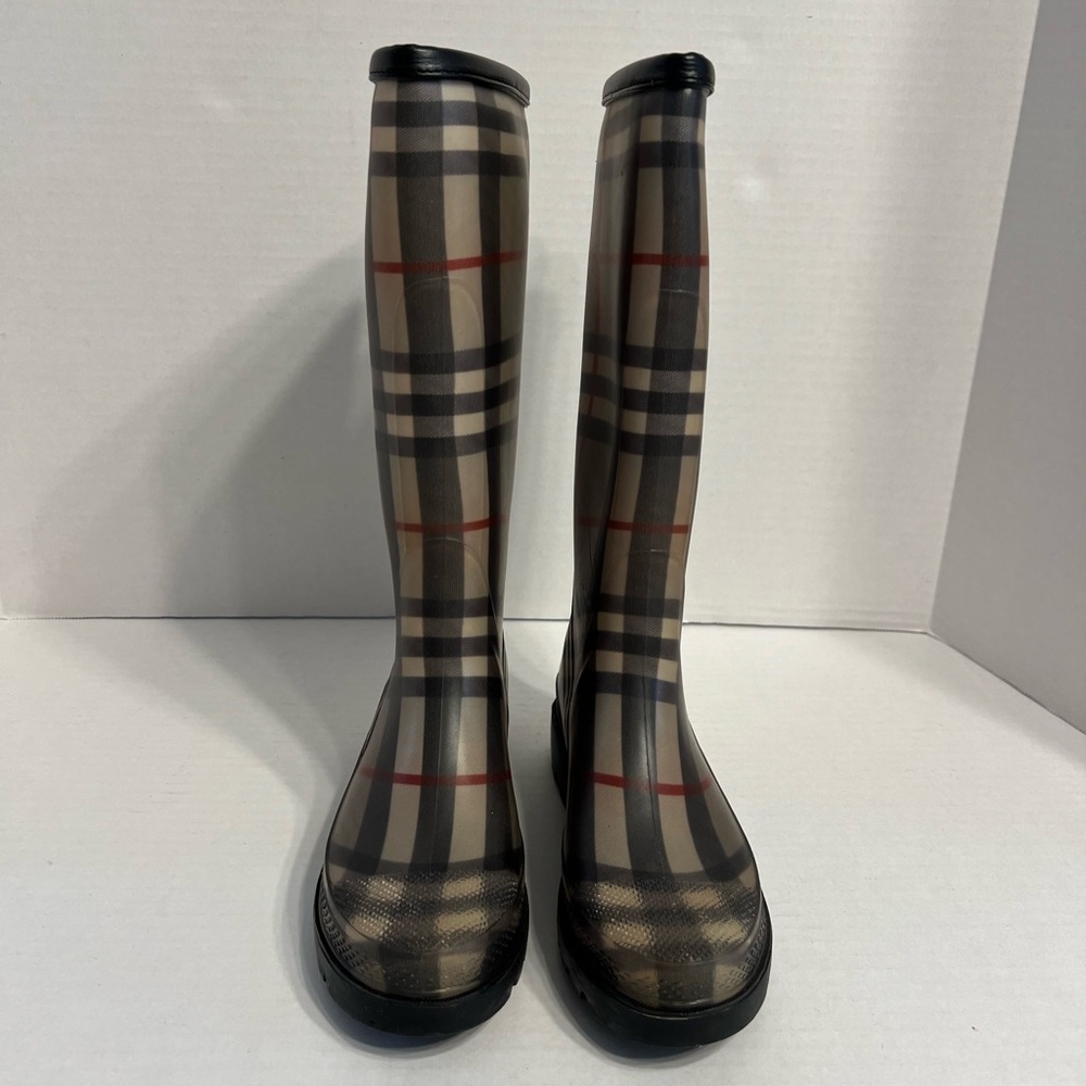 Burberry rain boots size 36 = US 6 - Picture 2 of 12